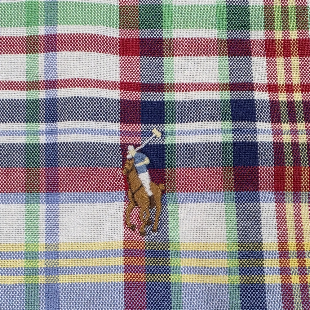 Ralph Lauren Extra Big Multicolor Plaid Long Sleeve Button Down Shirt. 1XB - Picture 3 of 9